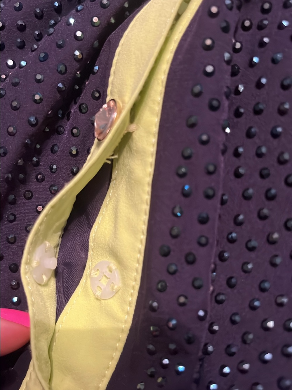 QUEEN OF SPARKLES Rhinestone Athletic Dress - Picture 3 of 3
